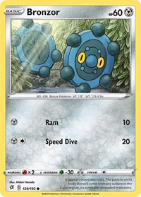 Bronzor 129/192 · Reverse Holo