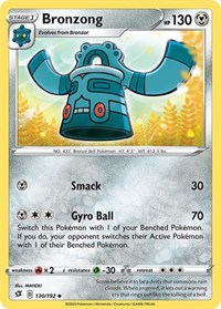 Bronzong 130/192 · Reverse Holo