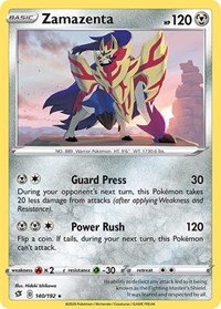 Zamazenta 140/192 · Reverse Holo