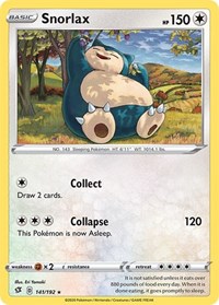 Snorlax 141/192 · Reverse Holo