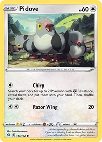 Pidove 143/192 · Reverse Holo