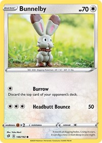 Bunnelby 146/192 · Reverse Holo