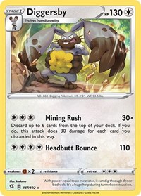 Diggersby 147/192 · Reverse Holo