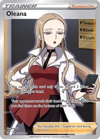 Oleana Full Art 191/192 Rebel Clash Pokémon card