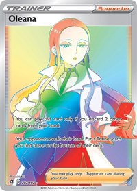 Oleana Secret 202/192 Rebel Clash Pokémon card