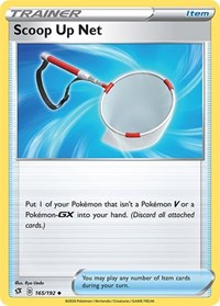 Scoop Up Net 165/192 Rebel Clash Reverse Holo Pokémon card