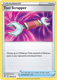 Tool Scrapper 168/192 Rebel Clash Reverse Holo Pokémon card