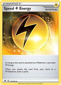 Speed L Energy 173/192 Rebel Clash Reverse Holo Pokémon card
