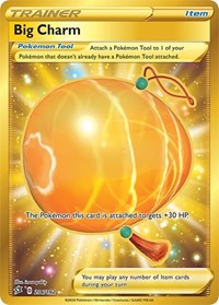 Big Charm Secret 206/192 Rebel Clash Pokémon card