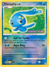 Manaphy [Diamond & Pearl] 009/130 · Reverse Holo