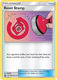 Reset Stamp 206a/236 Alternate Art Promos Pokémon card