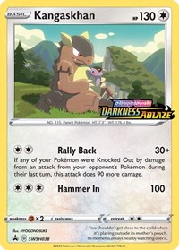 Kangaskhan (Prerelease) SWSH038