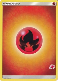 Fire Energy (#5 Charizard Stamped) Battle Academy Pokémon card