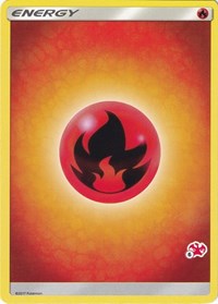 Fire Energy (#6 Charizard Stamped) Battle Academy Pokémon card