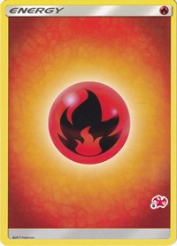 Fire Energy (#8 Charizard Stamped) Battle Academy Pokémon card