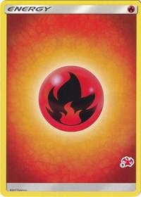 Fire Energy (#9 Charizard Stamped) Battle Academy Pokémon card