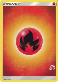 Fire Energy (#11 Charizard Stamped) Battle Academy Pokémon card