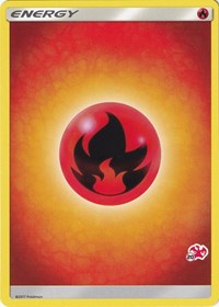 Fire Energy (#20 Charizard Stamped) Battle Academy Pokémon card