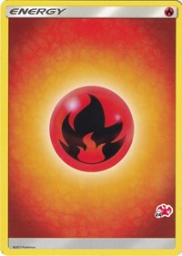 Fire Energy (#24 Charizard Stamped) Battle Academy Pokémon card