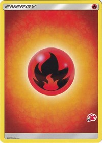 Fire Energy (#29 Charizard Stamped) Battle Academy Pokémon card