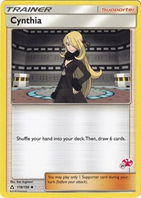 Cynthia (#21 Charizard Stamped) 119/156 Battle Academy Pokémon card