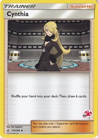 Cynthia (#50 Charizard Stamped) 119/156 Battle Academy Pokémon card