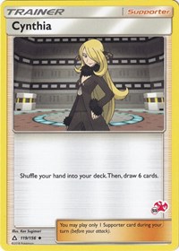 Cynthia (#59 Charizard Stamped) 119/156 Battle Academy Pokémon card
