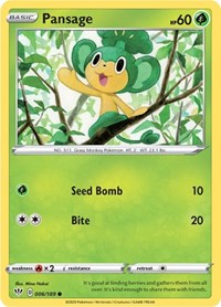 Pansage 006/189 · Reverse Holo