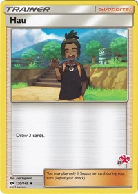 Hau (#28 Charizard Stamped) 120/149 Battle Academy Pokémon card