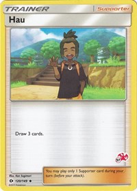Hau (#57 Charizard Stamped) 120/149 Battle Academy Pokémon card