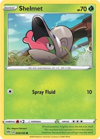 Shelmet 009/189 · Reverse Holo
