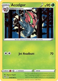 Accelgor 010/189 · Reverse Holo