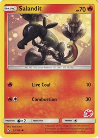 Salandit (#13 Charizard Stamped) 025/156