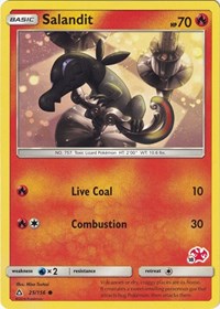 Salandit (#18 Charizard Stamped) 025/156