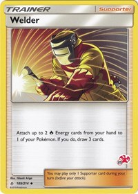 Welder (#25 Charizard Stamped) 189/214 Battle Academy Pokémon card