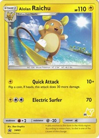 Alolan Raichu (#25 Pikachu Stamped) SM65
