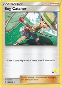 Bug Catcher (#26 Pikachu Stamped) 189/236 Battle Academy Pokémon card