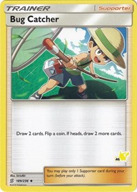 Bug Catcher (#46 Pikachu Stamped) 189/236 Battle Academy Pokémon card