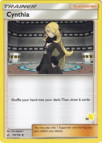Cynthia (#59 Pikachu Stamped) 119/156 Battle Academy Pokémon card