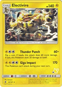 Electivire- (#32 Pikachu Stamped) 043/147