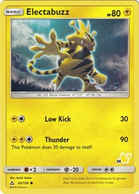 Electabuzz (#58 Pikachu Stamped) 043/156