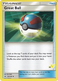 Great Ball (#29 Pikachu Stamped) 119/149 Battle Academy Pokémon card