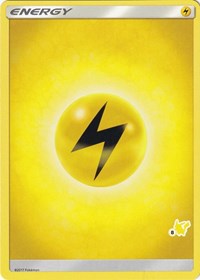 Lightning Energy (#8 Pikachu Stamped) Battle Academy Pokémon card