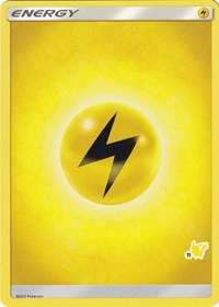 Lightning Energy (#11 Pikachu Stamped) Battle Academy Pokémon card