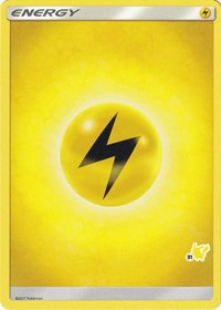 Lightning Energy (#31 Pikachu Stamped) Battle Academy Pokémon card