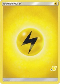 Lightning Energy (#35 Pikachu Stamped) Battle Academy Pokémon card