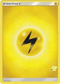 Lightning Energy (#43 Pikachu Stamped) Battle Academy Pokémon card