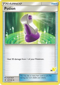 Potion (#40 Pikachu Stamped) 127/149 Battle Academy Pokémon card