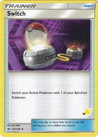 Switch (#36 Pikachu Stamped) 132/149 Battle Academy Pokémon card