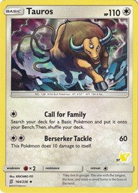 Tauros (#37 Pikachu Stamped) 164/236